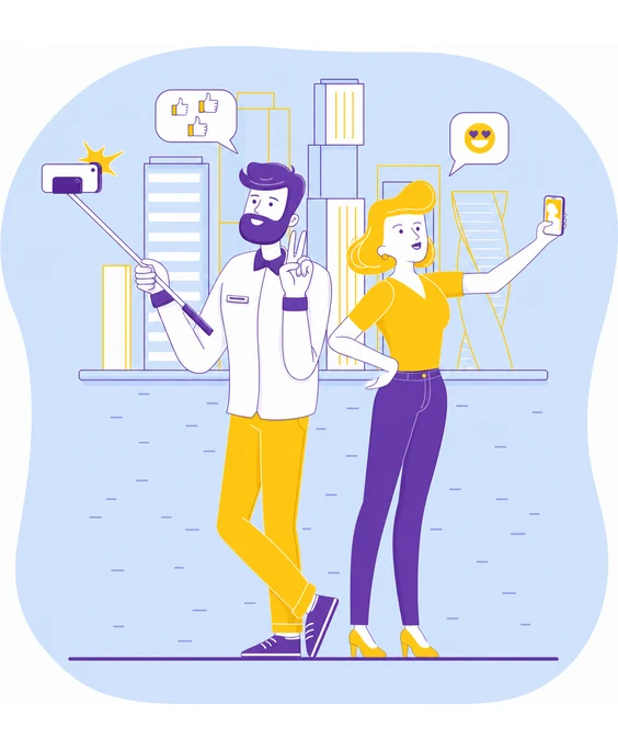 Influencer publishing sponsored content