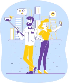 Influencer publishing sponsored content